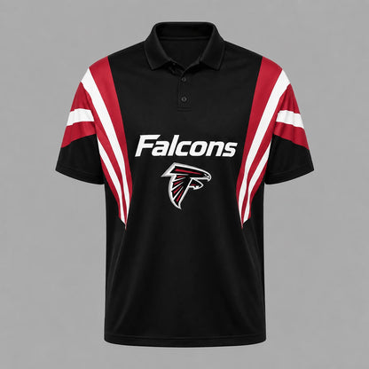 [SPECIAL OFFER] NEW CUSTOMIZED NFL18 ATF ATLANTA FALCONS POLO SHIRT