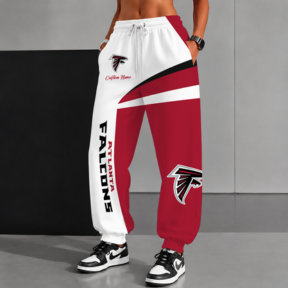 [SPECIAL OFFER] NEW CUSTOMIZED NFL18 ATF ATLANTA FALCONS SWEATPANTS