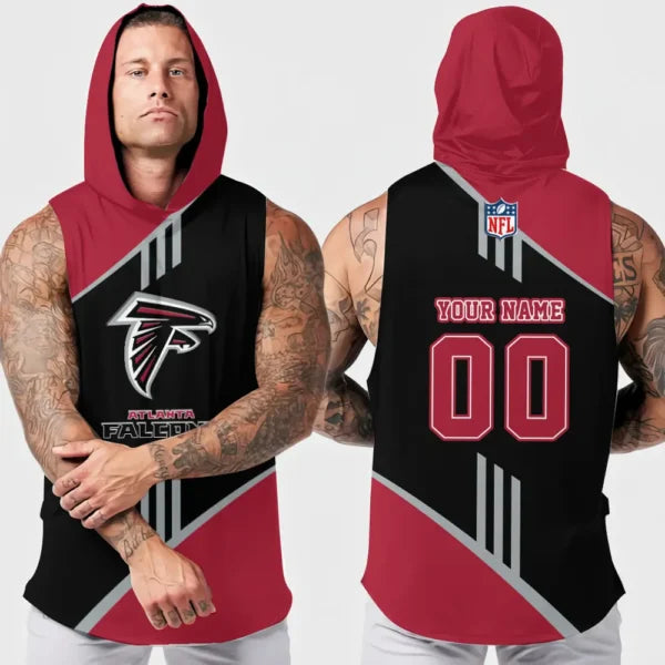 [SPECIAL OFFER] NEW CUSTOMIZED NFL09 LAC LOS ANGELES CHARGERS HOODED TANK TOP