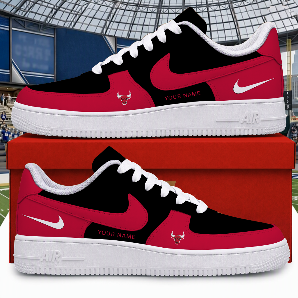[HOT DEAL] NEW CUSTOMIZED NBA19 CBU CHICAGO BULLS AF1 SHOES