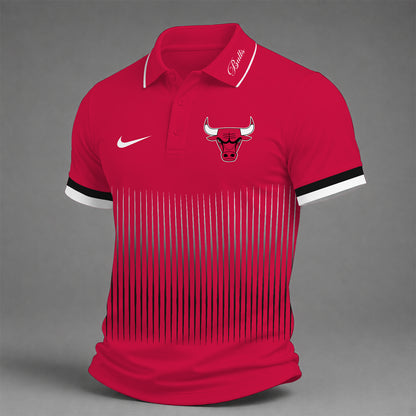 [HOT DEAL] NEW CUSTOMIZED NBA19 CBU CHICAGO BULLS POLO SHIRT