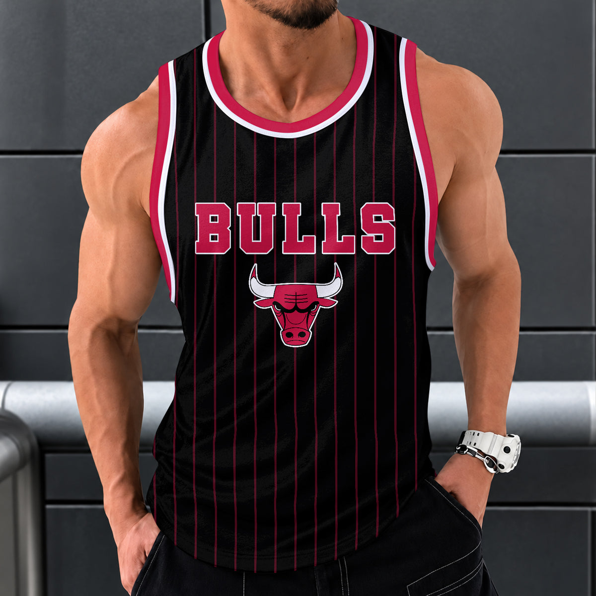 [HOT DEAL] NEW CUSTOMIZED NBA19 CBU CHICAGO BULLS UNISEX TANK TOP