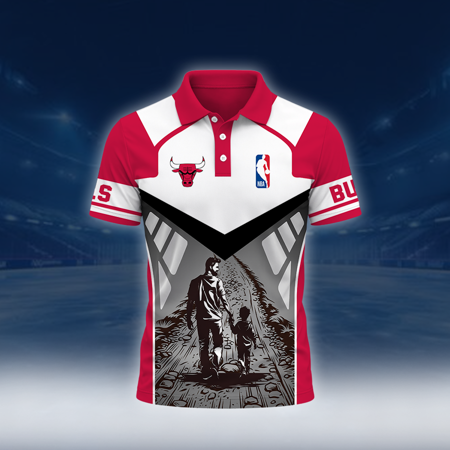 [HOT DEAL] NEW CUSTOMIZED NBA19 CBU CHICAGO BULLS POLO SHIRT
