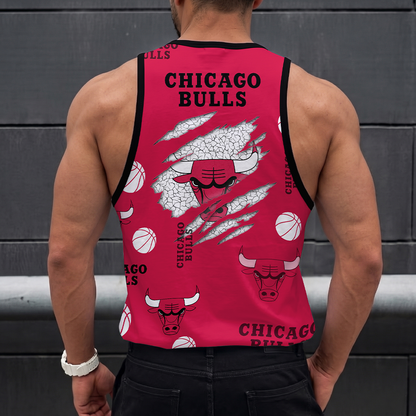 [HOT DEAL] NEW CUSTOMIZED NBA19 CBU CHICAGO BULLS UNISEX TANK TOP