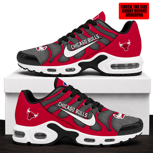 [HOT DEAL] NEW CUSTOMIZED NBA19 CBU CHICAGO BULLS AIR MAX PLUS SNEAKERS