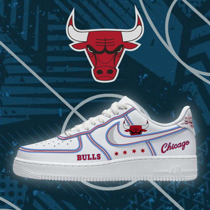 [HOT DEAL] NEW CUSTOMIZED NBA19 CBU CHICAGO BULLS AF1 SHOES