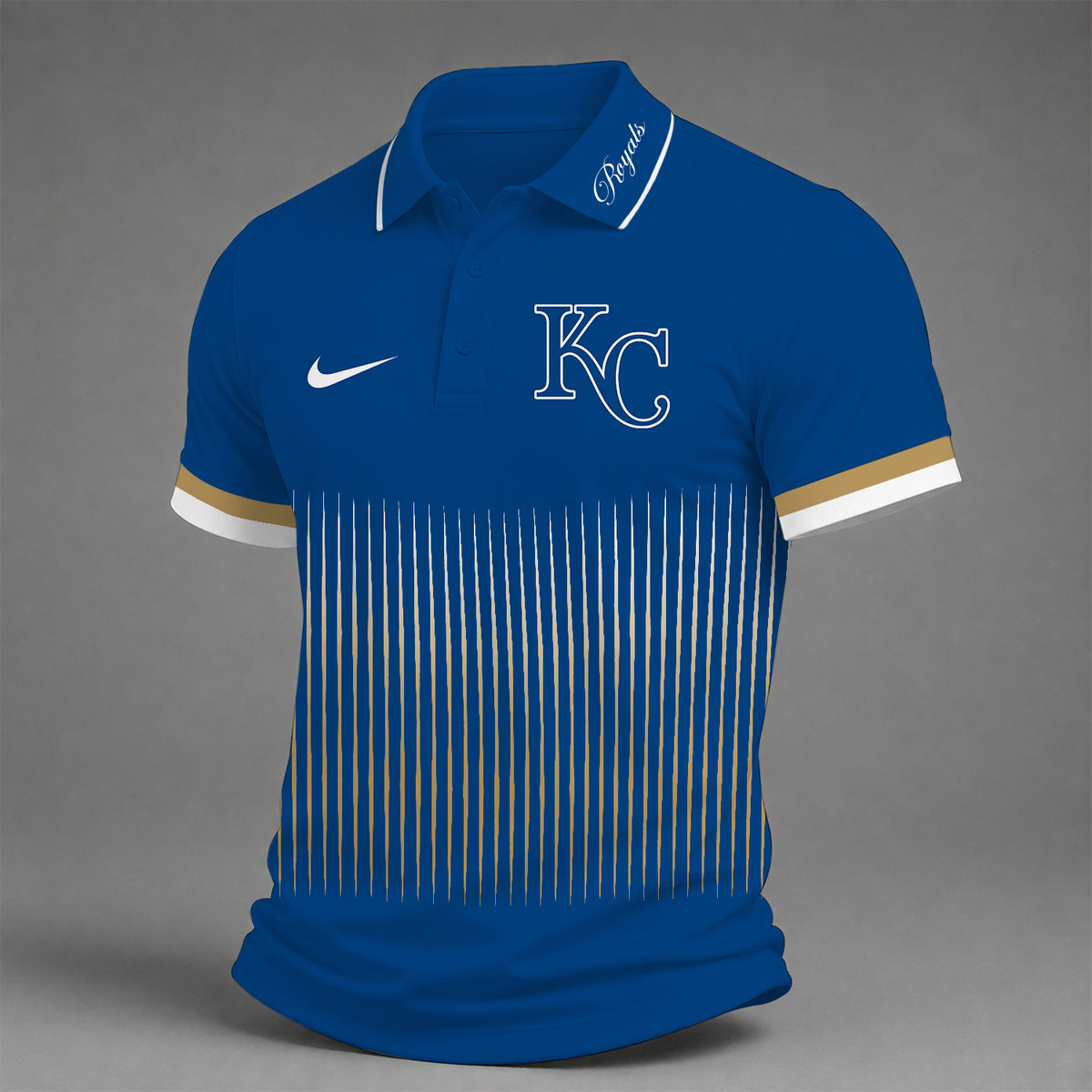 [FLASH SALE] NEW CUSTOMIZED MLB19 KCR KANSAS CITY ROYALS POLO SHIRT