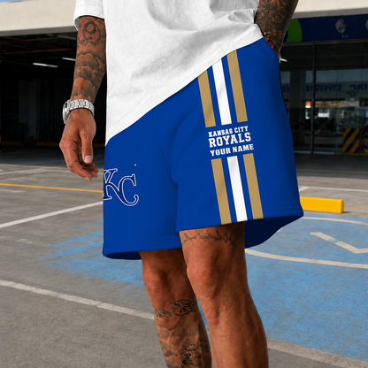 [FLASH SALE] NEW PREMIUM MLB19 KCR KANSAS CITY ROYALS SHORT PANTS