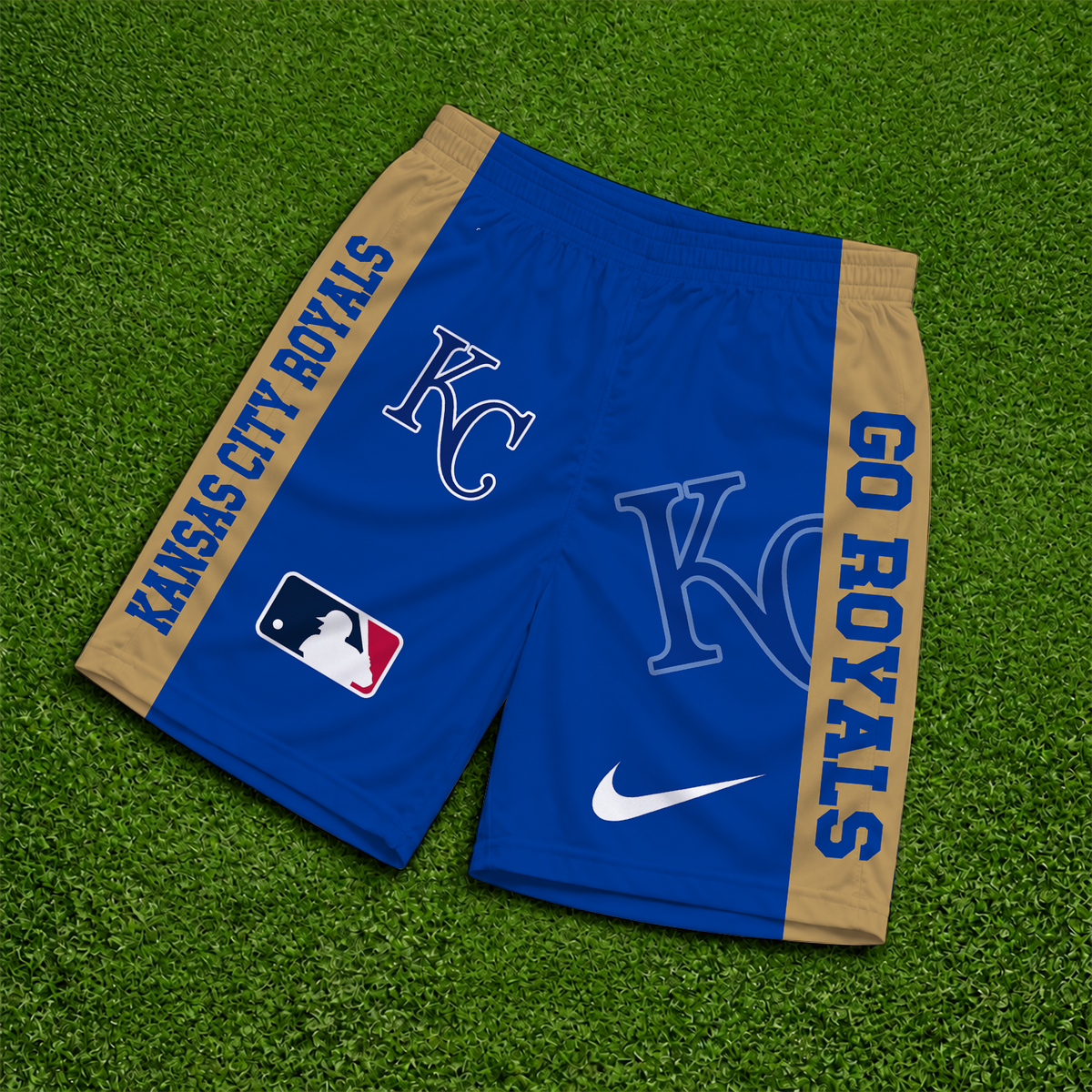 [FLASH SALE] NEW PREMIUM MLB19 KCR KANSAS CITY ROYALS SHORT PANTS