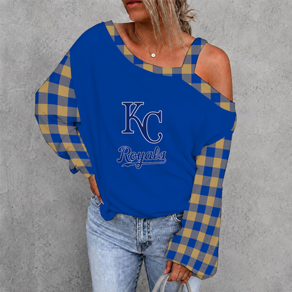 [FLASH SALE] NEW CUSTOMIZED MLB19 KCR KANSAS CITY ROYALS DROP SHOULDER SWEATSHIRT
