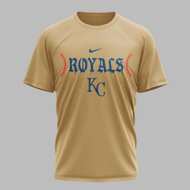 [FLASH SALE] NEW CUSTOMIZED MLB19 KCR KANSAS CITY ROYALS MUTICOLOR T-SHIRT