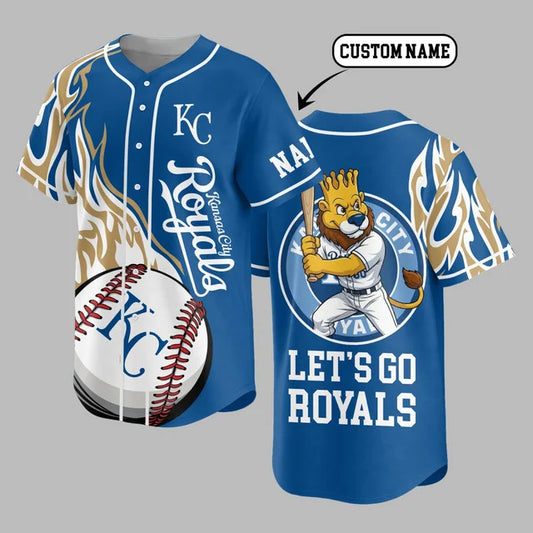 [FLASH SALE] NEW CUSTOMIZED MLB19 KCR KANSAS CITY ROYALS BASEBALL JERSEY