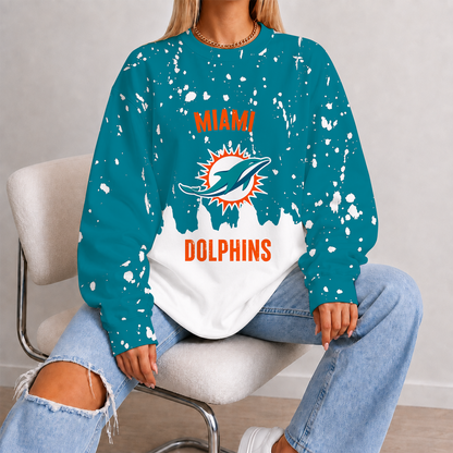 [SPECIAL OFFER] NEW CUSTOMIZED NFL19 MDP MIAMI DOLPHINS UNISEX SWEATSHIRT