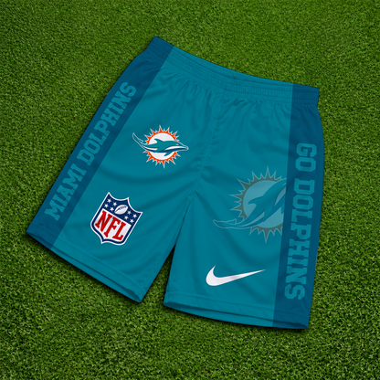 [SPECIAL OFFER] NEW CUSTOMIZED NFL19 MDP MIAMI DOLPHINS SHORT PANTS