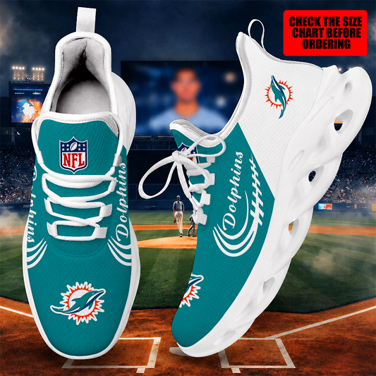 [SPECIAL OFFER] NEW CUSTOMIZED NFL19 MDP MIAMI DOLPHINS MAX SOUL SHOES