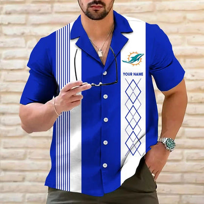 [SPECIAL OFFER] NEW CUSTOMIZED NFL19 MDP MIAMI DOLPHINS HAWAIIAN SHIRT