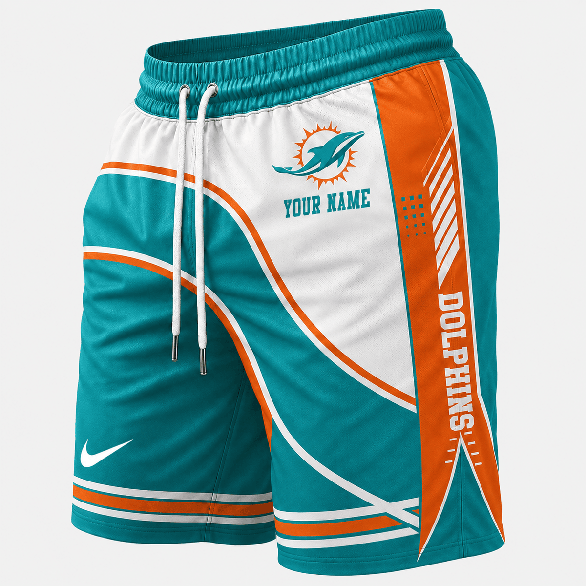[SPECIAL OFFER] NEW CUSTOMIZED NFL19 MDP MIAMI DOLPHINS SHORT PANTS