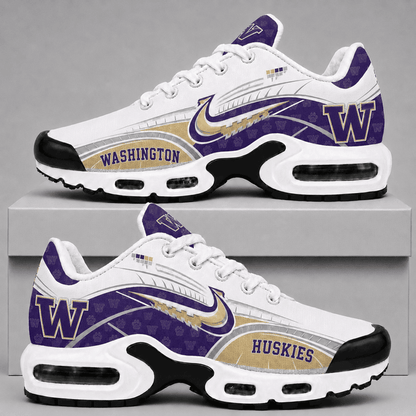 [FAN FAVORITE] NEW CUSTOMIZED NCAA FBS19 WSH WASHINGTON HUSKIES AIR MAX PLUS SNEAKERS