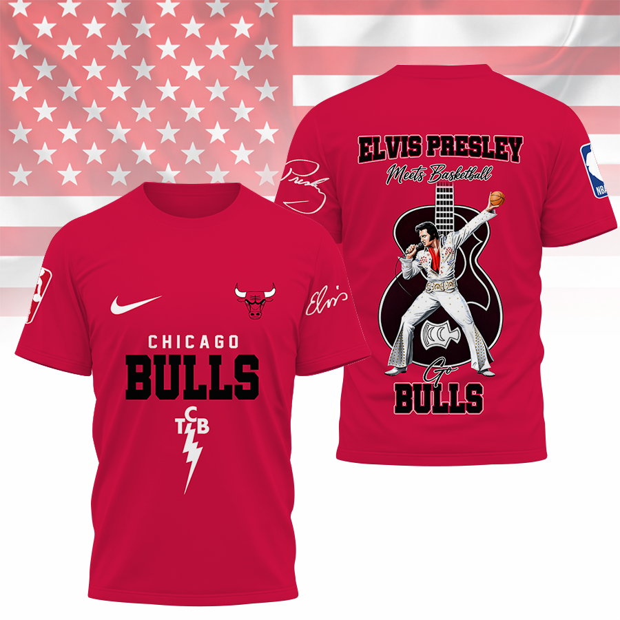 [HOT DEAL] NEW CUSTOMIZED NBA19 CBU CHICAGO BULLS X ELVIS PRESLEY T-SHIRT, HOODIE, ZIP HOODIE