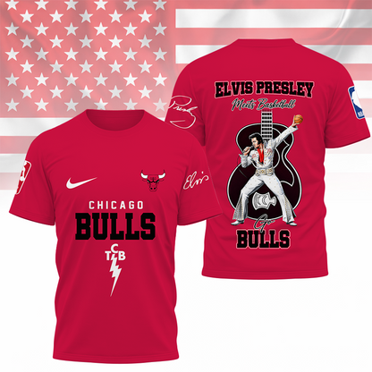 [HOT DEAL] NEW CUSTOMIZED NBA19 CBU CHICAGO BULLS X ELVIS PRESLEY T-SHIRT, HOODIE, ZIP HOODIE