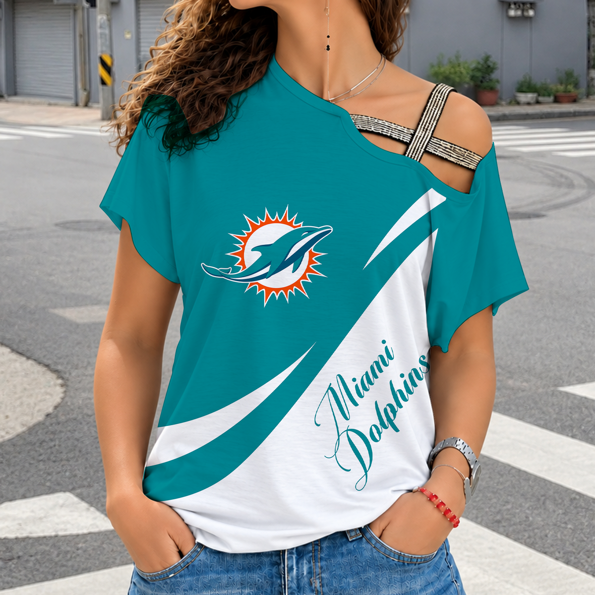 [SPECIAL OFFER] NEW CUSTOMIZED NFL19 MDP MIAMI DOLPHINS SHOULDER SHIRT
