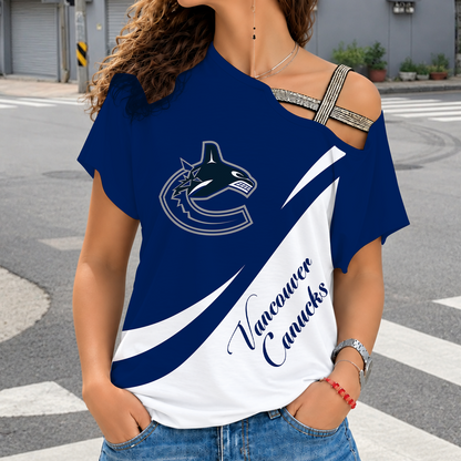 [SUPER SALE] NEW CUSTOMIZED NHL19 VCC VANCOUVER CANUCKS SHOULDER SHIRT