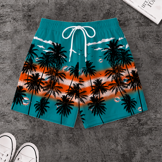 [SPECIAL OFFER] NEW CUSTOMIZED NFL19 MDP MIAMI DOLPHINS SHORT PANTS