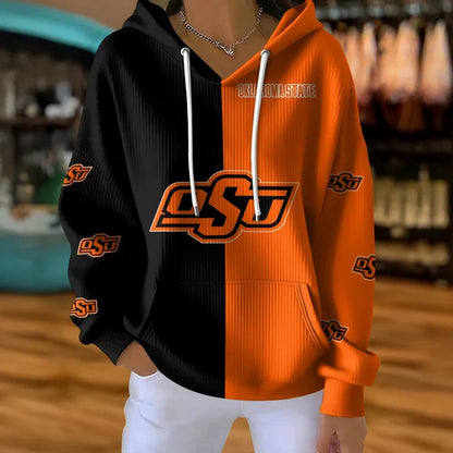 [FAN FAVORITE] NEW CUSTOMIZED NCAA CWS19 OSC OKLAHOMA STATE COWBOYS RIBBED HOODIE & SWEATSHIRT