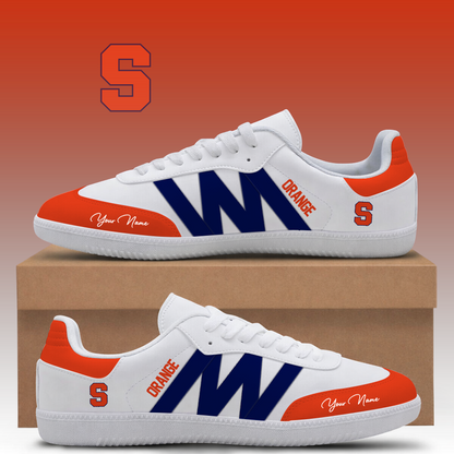 [FAN FAVORITE] NEW CUSTOMIZED NCAA MAM19 SYO SYRACUSE ORANGE CLASSIC SNEAKERS
