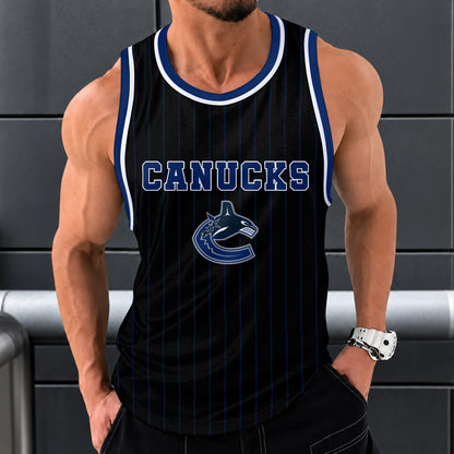 [SUPER SALE] NEW CUSTOMIZED NHL19 VCC VANCOUVER CANUCKS UNISEX TANK TOP