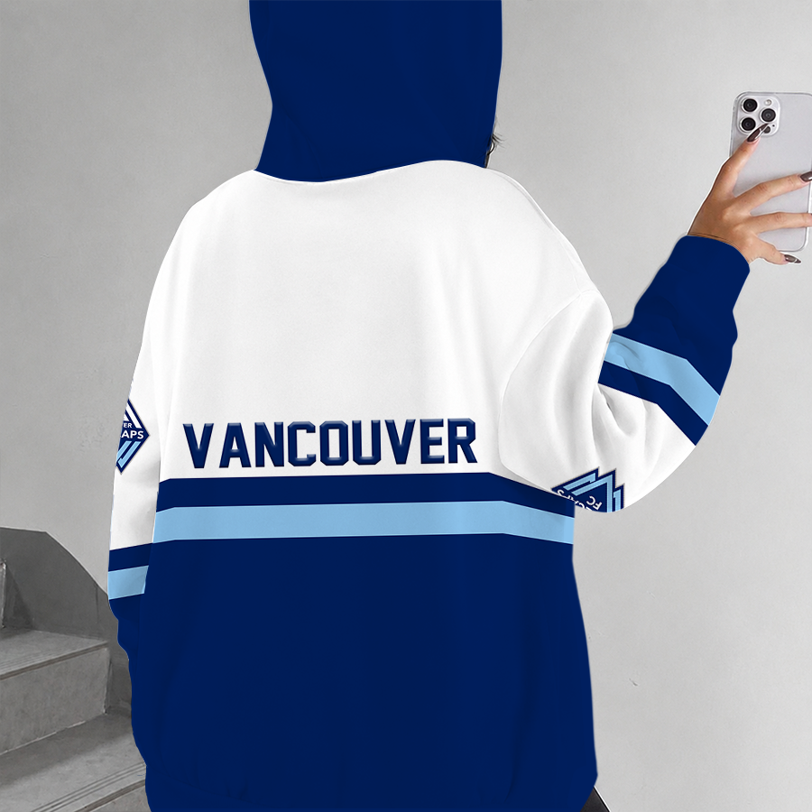 [FAN EXCLUSIVE] NEW CUSTOMIZED MLS19 VWF VANCOUVER WHITECAPS FC ZIP HOODIE