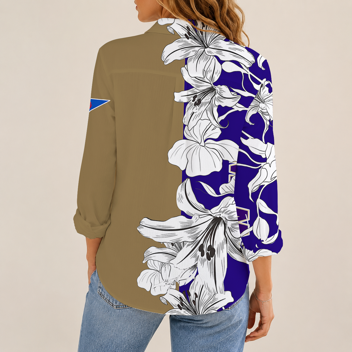 [FAN FAVORITE] NEW CUSTOMIZED NCAA FBS19 WSH WASHINGTON HUSKIES WOMEN CASUAL SHIRT