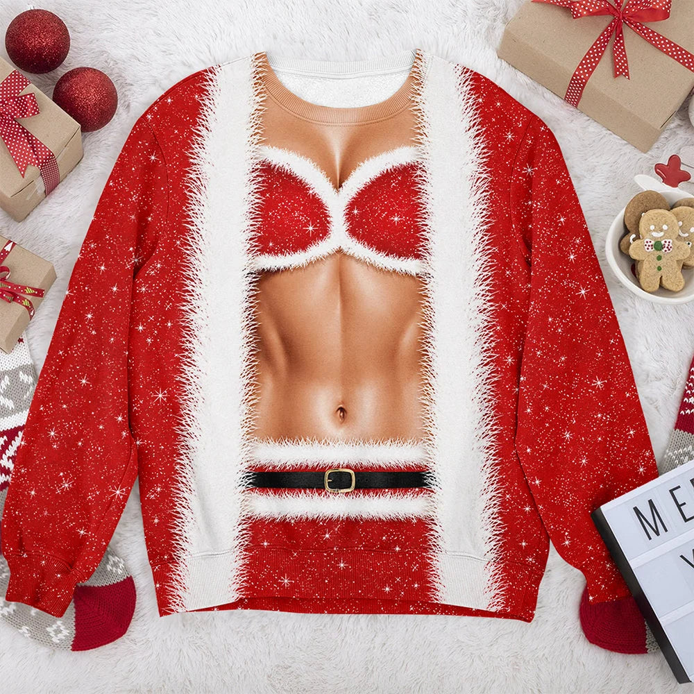LIMITED EDITION - NEW CUSTOMIZED FUNNY CHRISTMAS UNISEX SWEATSHIRT