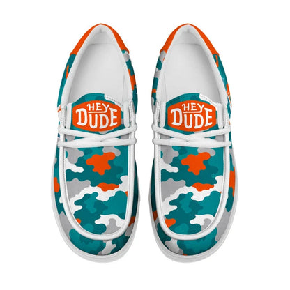 [SPECIAL OFFER] NEW CUSTOMIZED NFL19 MDP MIAMI DOLPHINS LOAFER SHOES