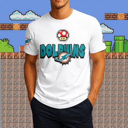 [SPECIAL OFFER] NEW CUSTOMIZED NFL19 MDP MIAMI DOLPHINS SUPER MARIO T-SHIRT, HOODIE, ZIP HOODIE