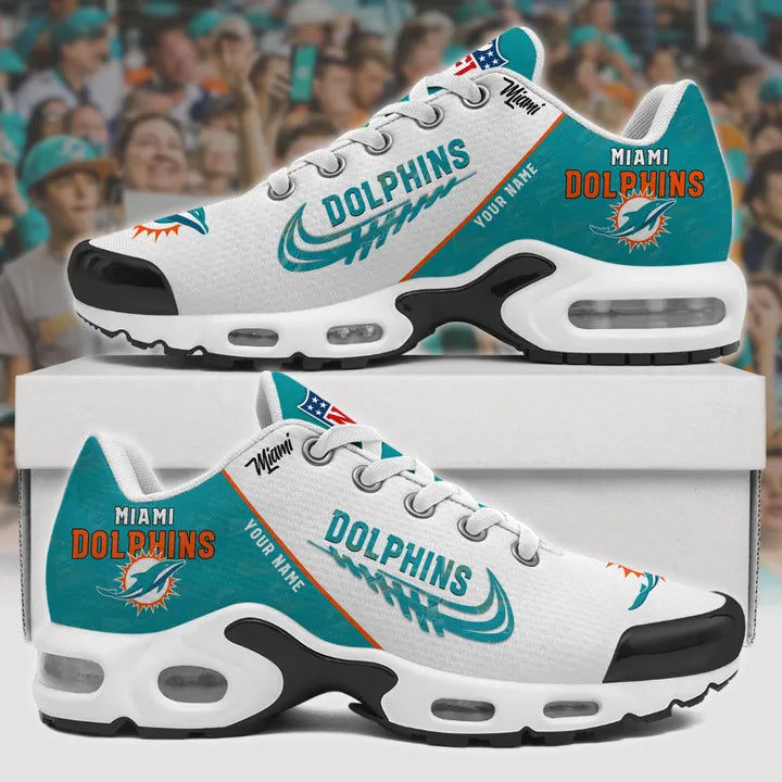 [SPECIAL OFFER] NEW CUSTOMIZED NFL19 MDP MIAMI DOLPHINS AIR MAX PLUS SNEAKERS