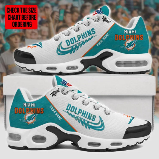 [SPECIAL OFFER] NEW CUSTOMIZED NFL19 MDP MIAMI DOLPHINS AIR MAX PLUS SNEAKERS