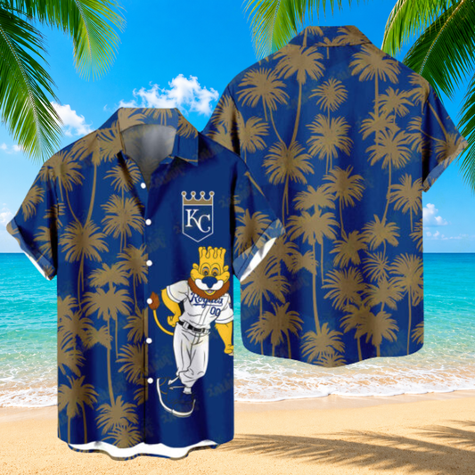 [FLASH SALE] NEW CUSTOMIZED MLB19 KCR KANSAS CITY ROYALS UNISEX HAWAIIAN SHIRT