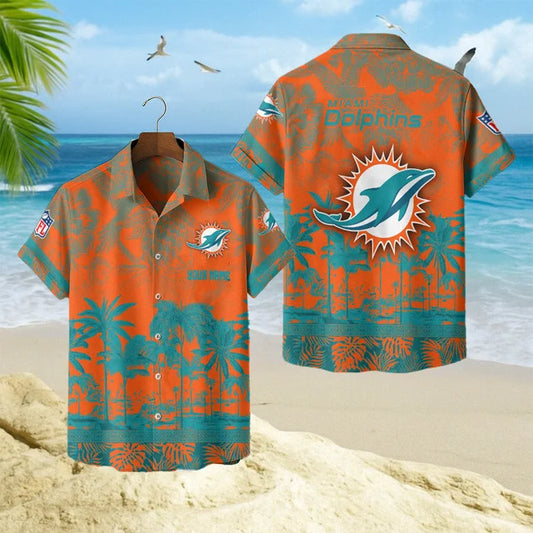 [SPECIAL OFFER] NEW CUSTOMIZED NFL19 MDP MIAMI DOLPHINS UNISEX HAWAIIAN SHIRT