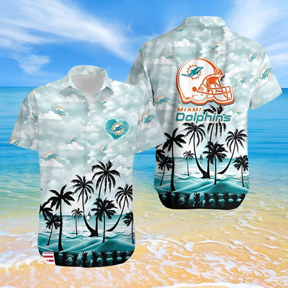 [SPECIAL OFFER] NEW CUSTOMIZED NFL19 MDP MIAMI DOLPHINS UNISEX HAWAIIAN SHIRT