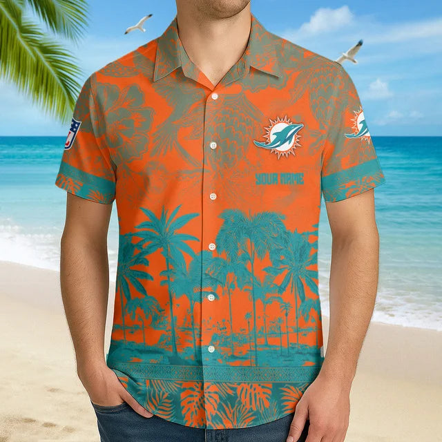 [SPECIAL OFFER] NEW CUSTOMIZED NFL19 MDP MIAMI DOLPHINS UNISEX HAWAIIAN SHIRT