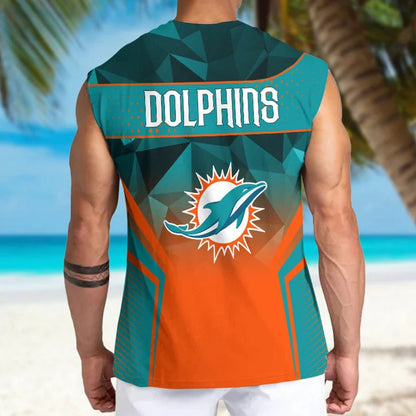 [SPECIAL OFFER] NEW CUSTOMIZED NFL19 MDP MIAMI DOLPHINS MEN'S GYM SHIRT