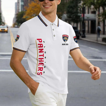 [SUPER SALE] NEW CUSTOMIZED NHL01 FPT FLORIDA PANTHERS POLO SHIRT