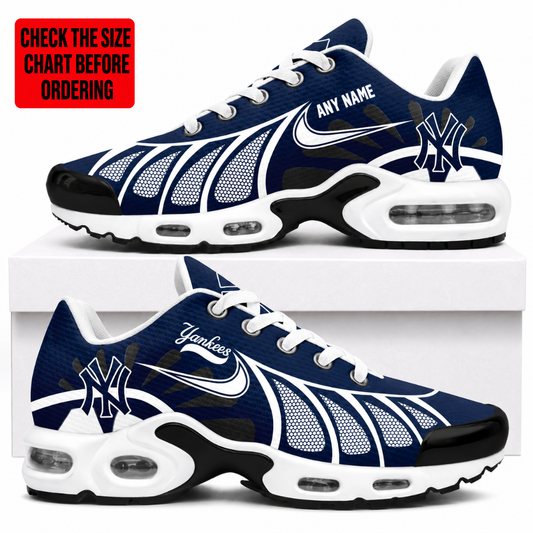 [FLASH SALE] NEW CUSTOMIZED MLB01 NYY NEW YORK YANKEES AIR MAX PLUS SNEAKERS