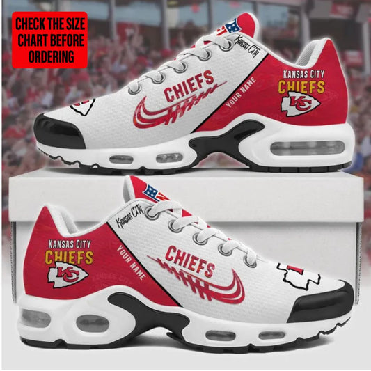 [SPECIAL OFFER] NEW CUSTOMIZED NFL01 KCC KANSAS CITY CHIEFS AIR MAX PLUS SNEAKERS