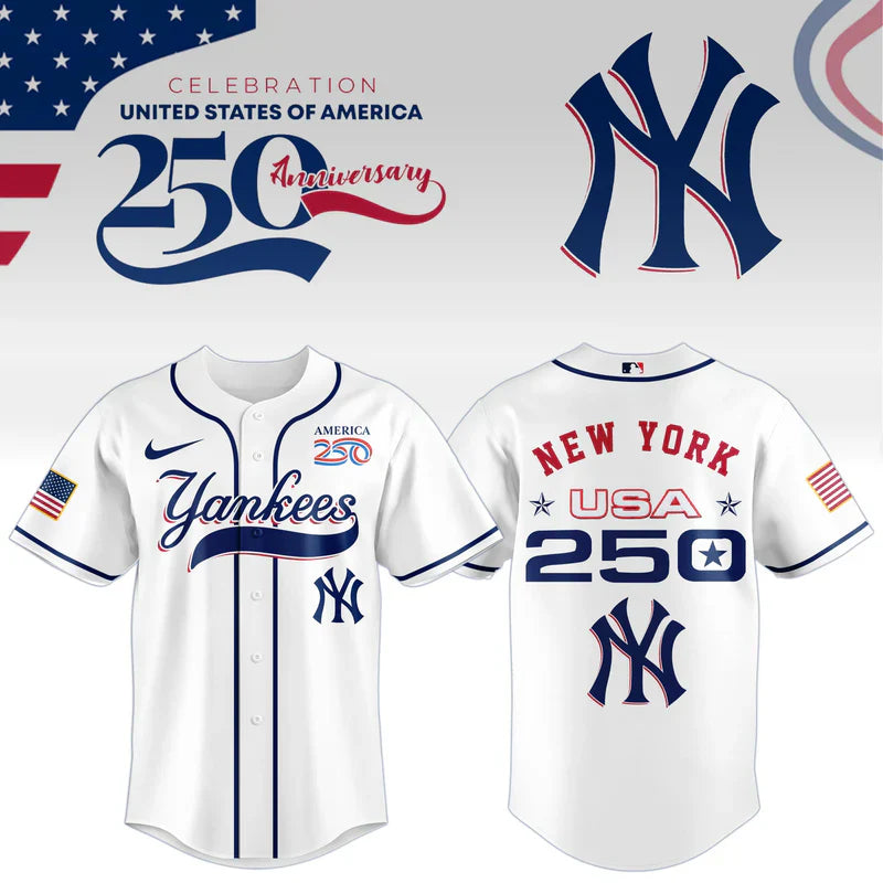 [FLASH SALE] NEW CUSTOMIZED MLB01 NYY NEW YORK YANKEES BASEBALL JERSEY