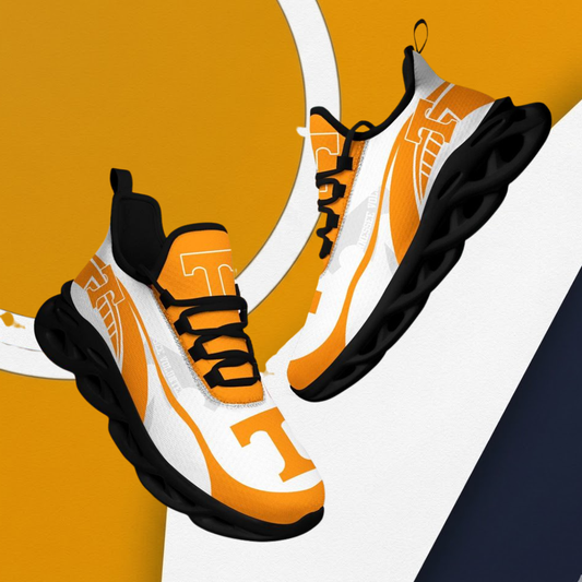 LIMITED EDITION - NEW CUSTOMIZED NCAA FBS01 TNV TENNESSEE VOLUNTEERS CLUNKY SNEAKERS