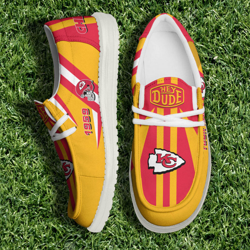 [SPECIAL OFFER] NEW CUSTOMIZED NFL01 KCC KANSAS CITY CHIEFS LOAFER SHOES