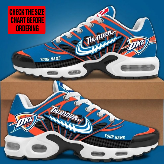 [HOT DEAL] NEW CUSTOMIZED NBA01 OCT OKLAHOMA CITY THUNDER AIR MAX PLUS SNEAKERS