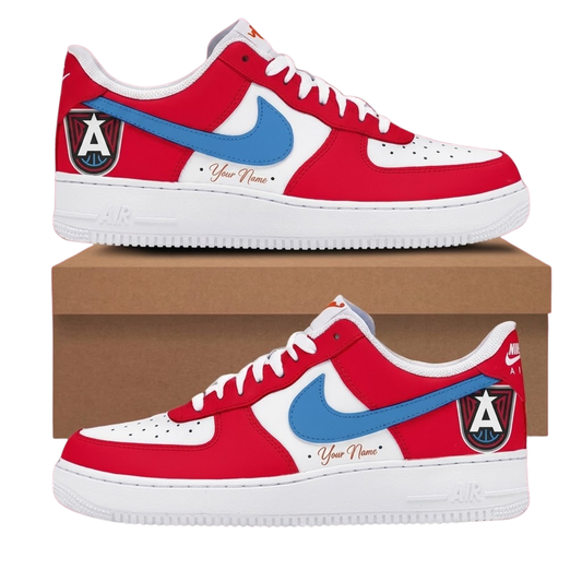 LIMITED EDITION - NEW CUSTOMIZED WNBA01 ALD ATLANTA DREAM AF1 SNEAKERS